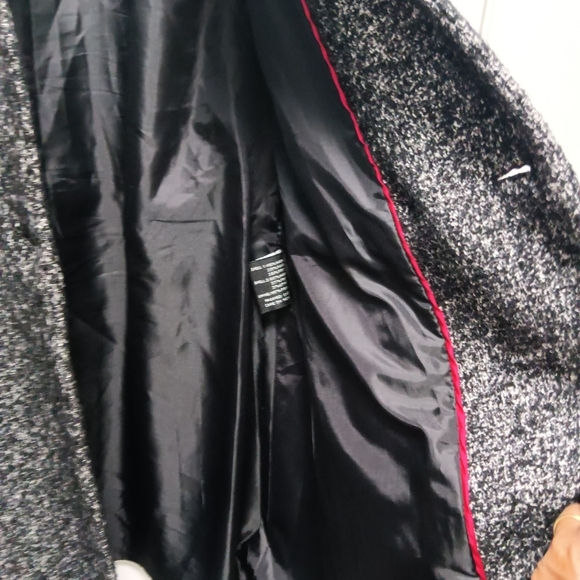 CLEARANCE SALE!! Black Rivet Women's Formal Two-Tone Pea Coat. - Picture 9 of 11